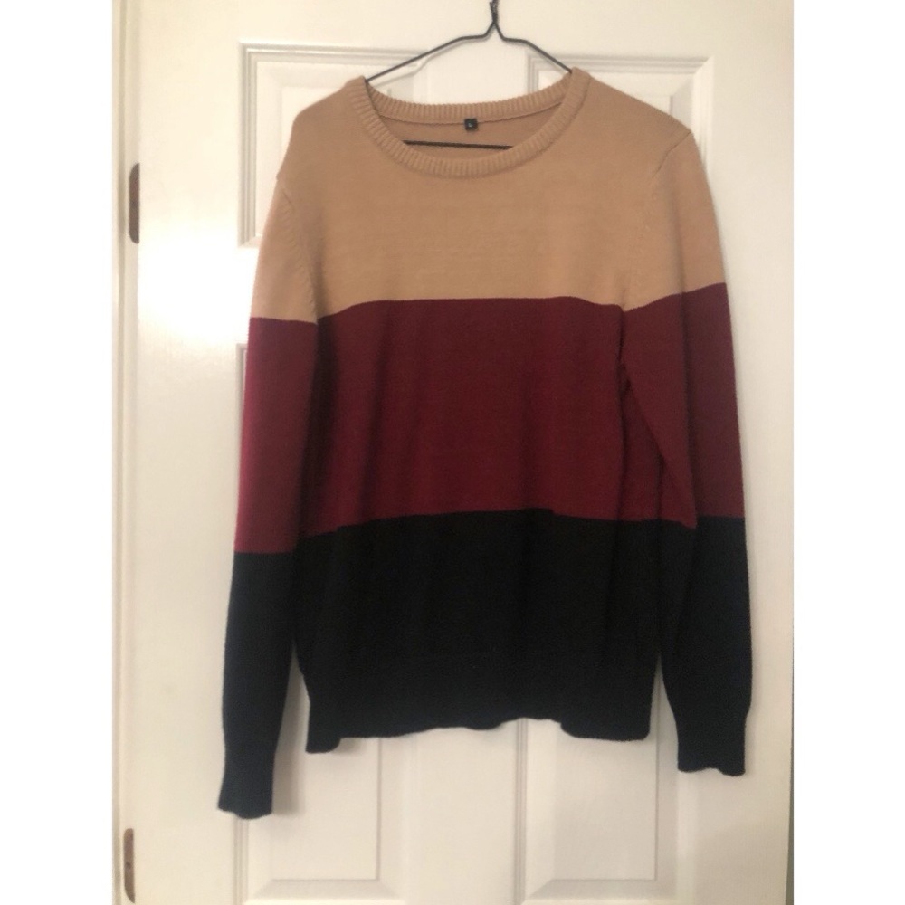 Color block sweater